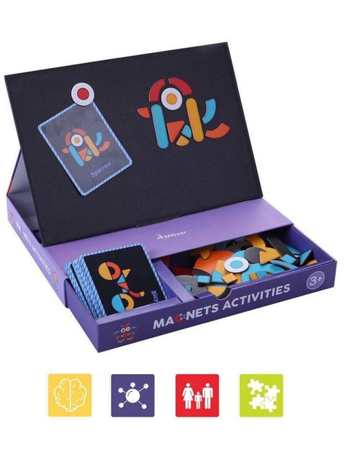 Coffret 92 formes magnétiques - Kiabi