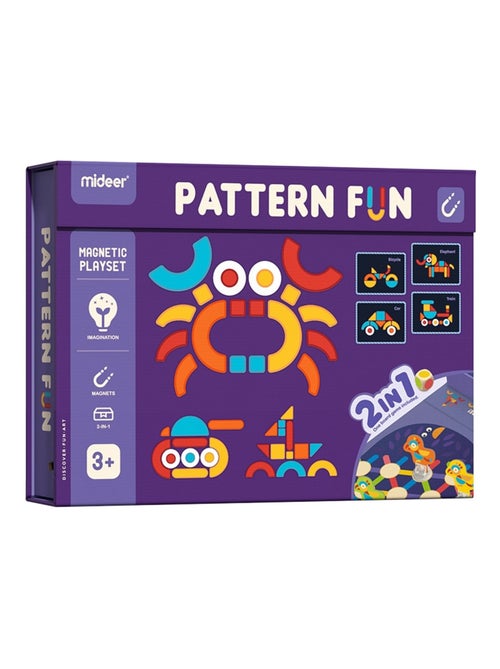 Coffret 92 formes magnétiques - Kiabi