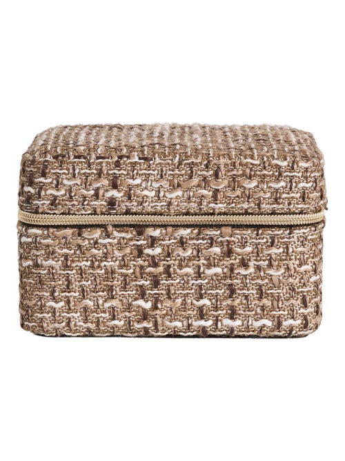Coffret à bijoux Marrakech - Coffret à bijoux, mélange marron 11x11x6,5 cm - Kiabi