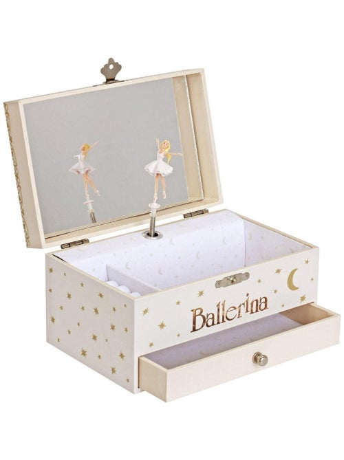 Coffret à bijoux musical Ballerina  - Phosphorescent - Kiabi