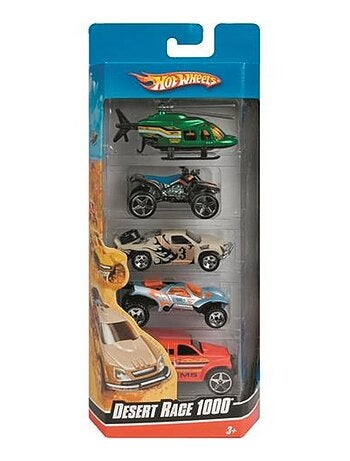Coffret à thème de 5 petites voitures à choisir ou à collectionner.