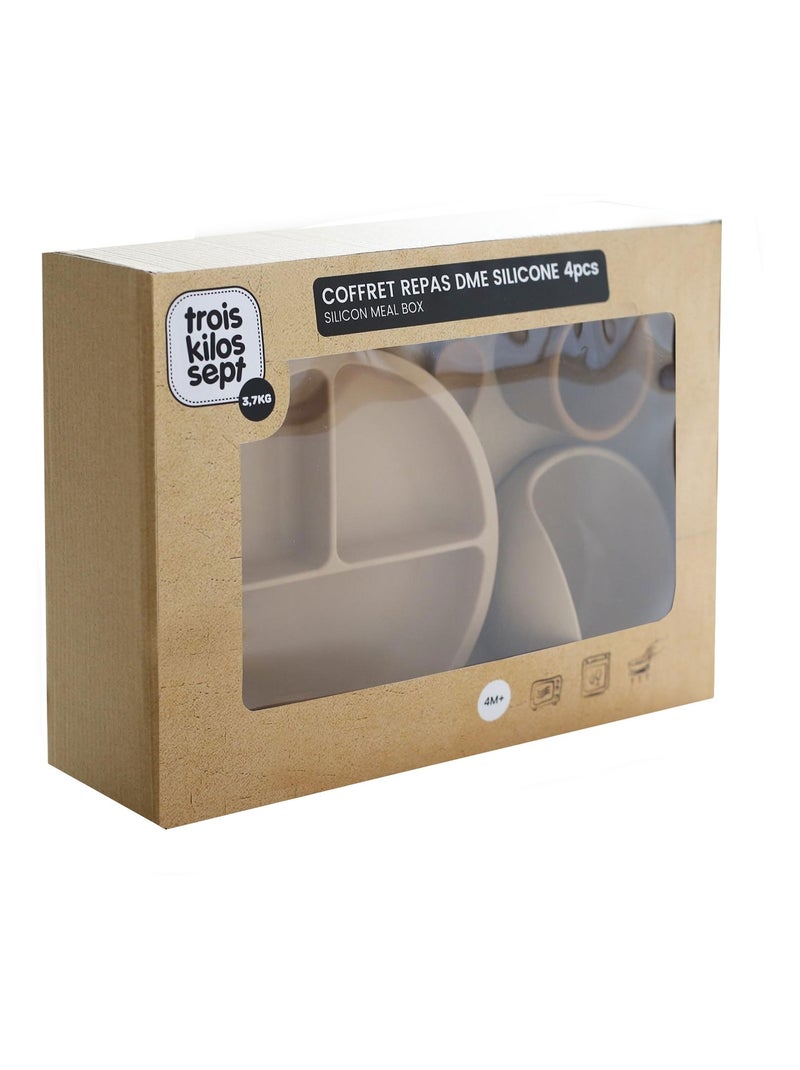 Coffret à Ventouse En Silicone Pour Bébé Marron caramel - Kiabi