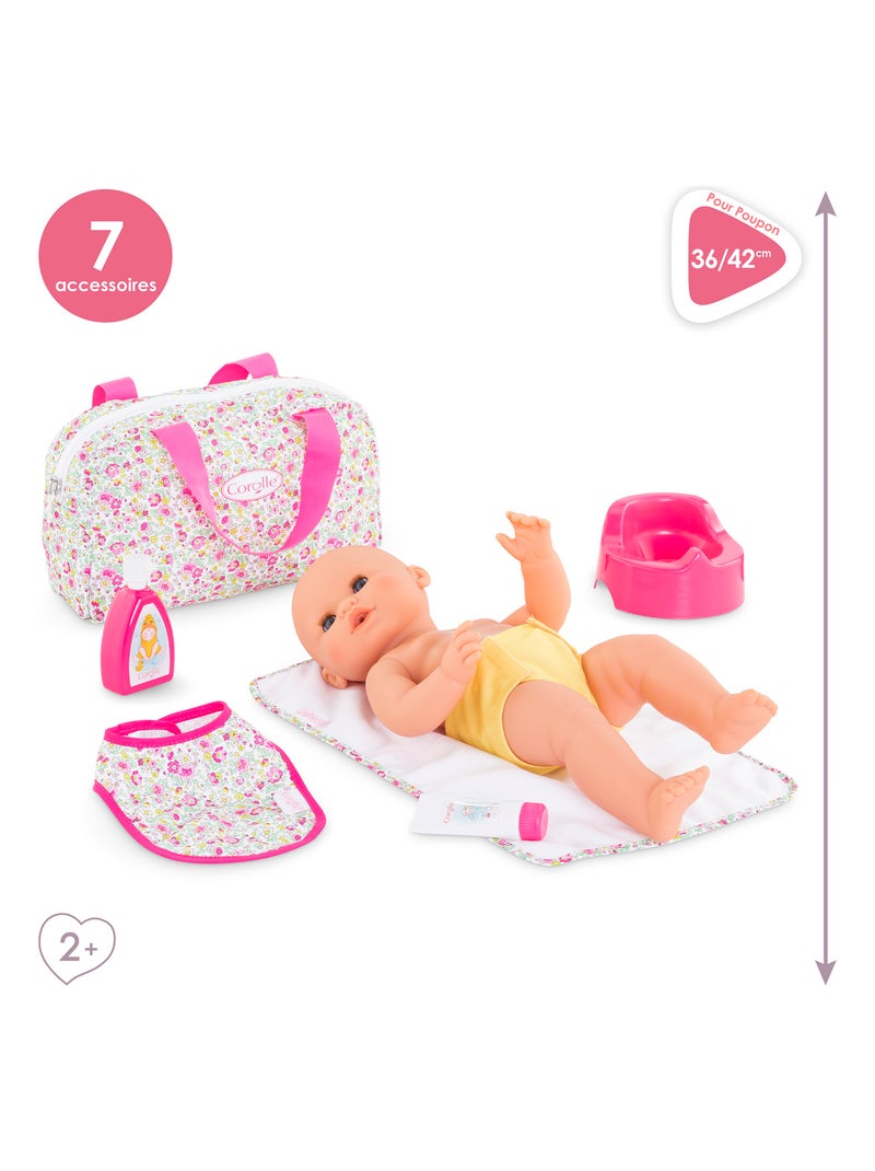 Coffret Accessoires à Langer pour poupon 36 et 42 cm N/A - Kiabi