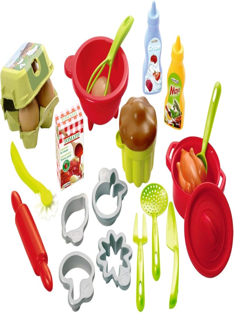 Coffret Accessoires De Cuisine - Ecoiffier Multicolore - Kiabi
