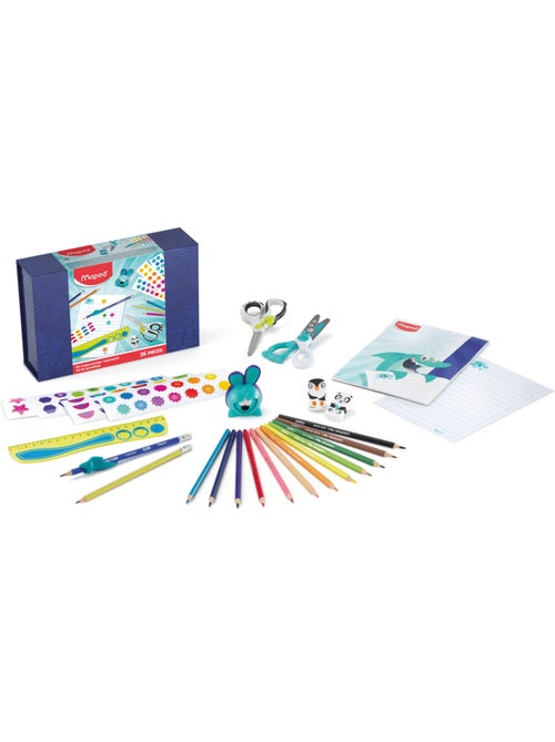 Coffret accessoires scolaires et écriture - Kiabi