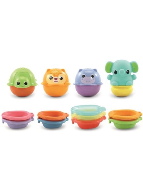 Coffret Bain Empilo Rigol'eau - Vtech - Kiabi Coffret Bain Empilo Rigol'eau - Vtech - Kiabi