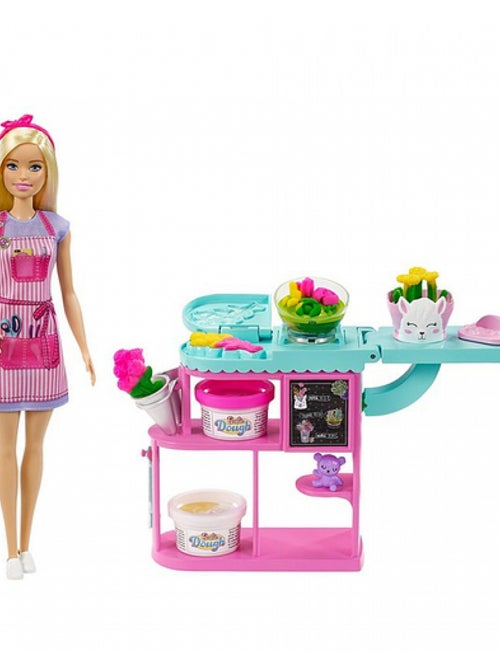 Coffret Barbie Fleuriste Poupee Mannequin - Kiabi
