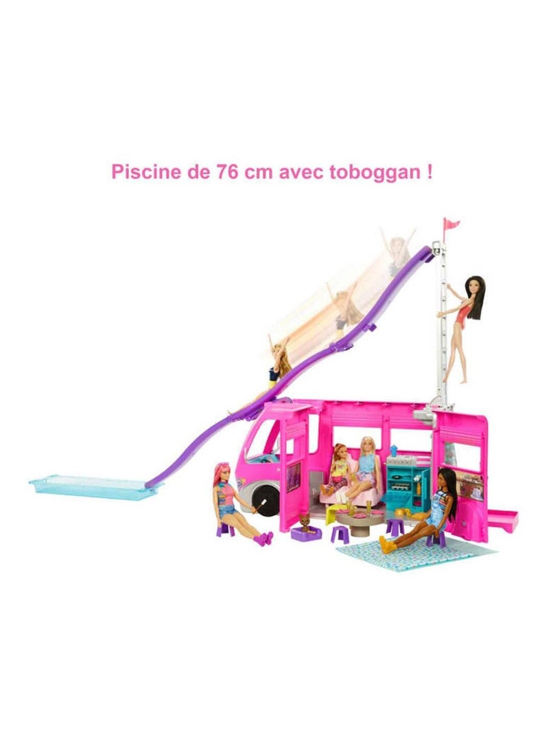 Coffret Barbie : Méga Camping-Car De Barbie Multicolore - Kiabi