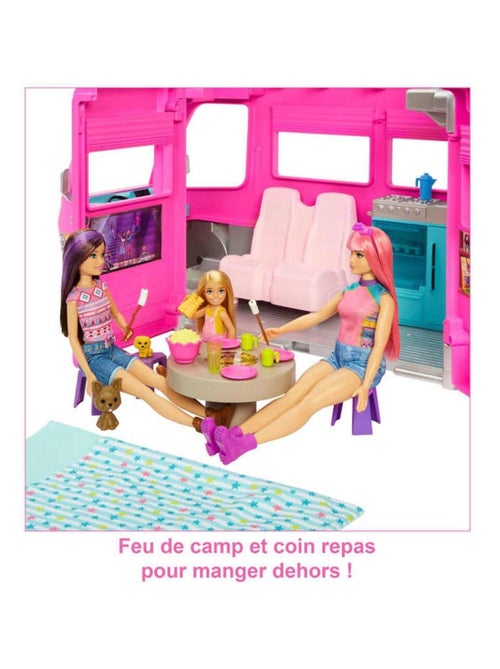 Coffret Barbie : Méga Camping-Car De Barbie - Kiabi