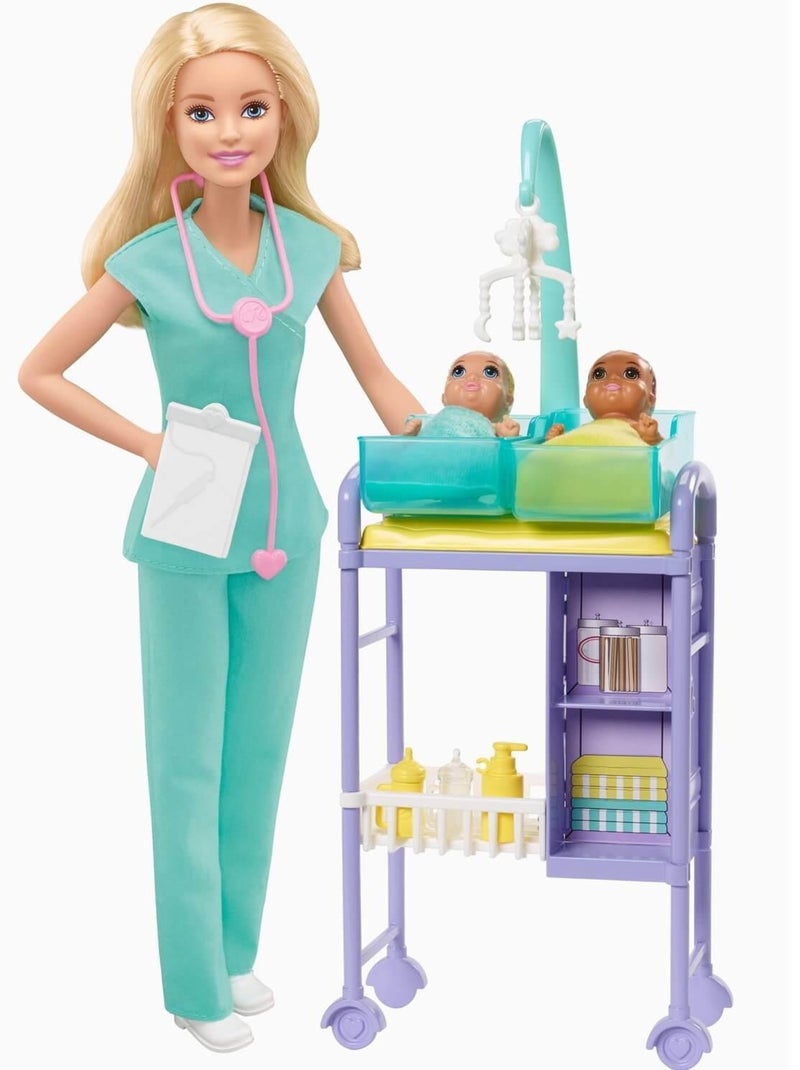 Coffret Barbie Métiers : Barbie Pédiatre N/A - Kiabi