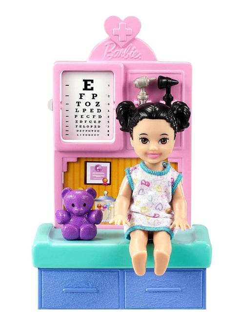 Coffret Barbie Poupée Docteur Pédiatrie - Mattel - Kiabi