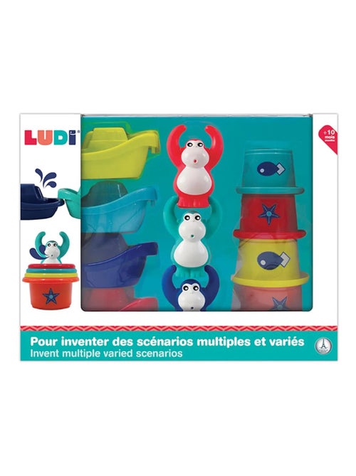Coffret Bateaux/stackers - Ludi - Kiabi