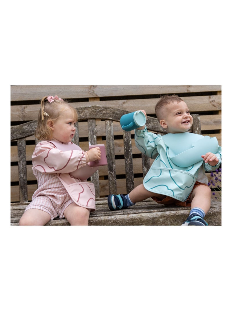 Coffret bavoirs 2 en 1 Bleu - Kiabi