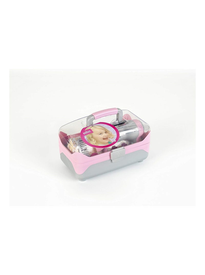 Coffret Beauté Braun avec sèche-cheveux Gris Rose - Kiabi