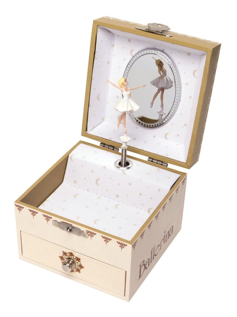 Coffret bijoux musical Ballerina Beige - Kiabi