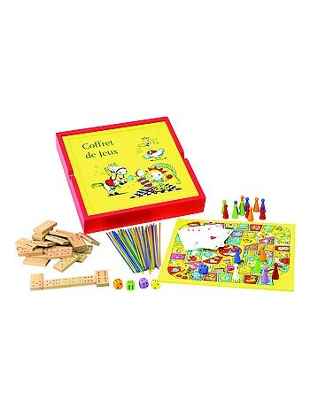 Coffret Bois 100 Jeux Acidule - Jeujura
