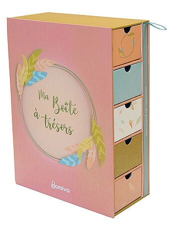 Coffret boîte à trésors et journal de naissance