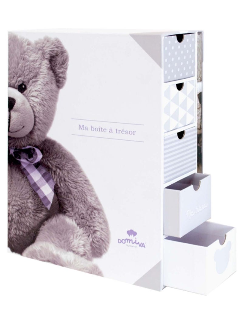 Coffret boîte à trésors Ourson Blanc - Kiabi