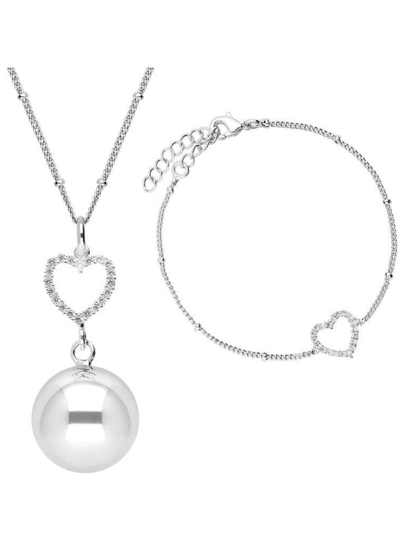 Coffret Bola de grossesse et bracelet Bola Argenté - Kiabi