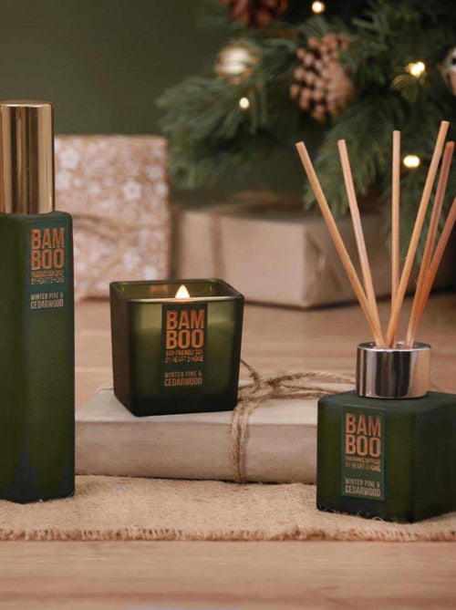 Coffret bougie parfumée pin d'hiver et bois de cèdre - Kiabi