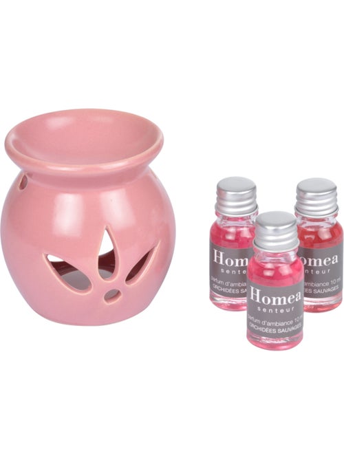 Coffret brule parfum orchidee sauvage - Kiabi