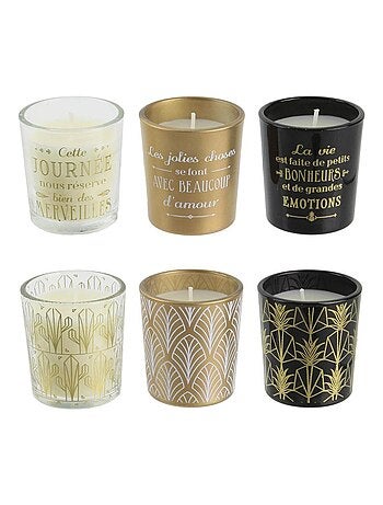 Coffret cadeau 6 bougies parfumées What a Wonderful Life