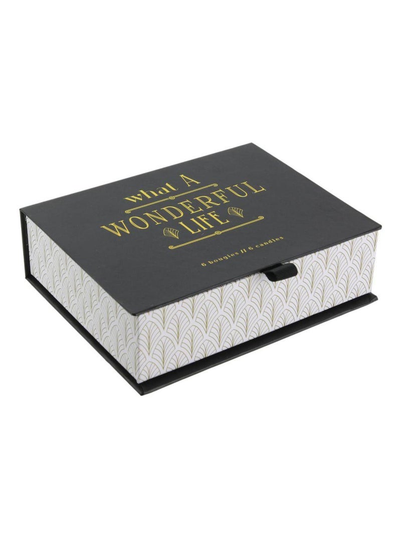 Coffret cadeau 6 bougies parfumées What a Wonderful Life Multicolore - Kiabi