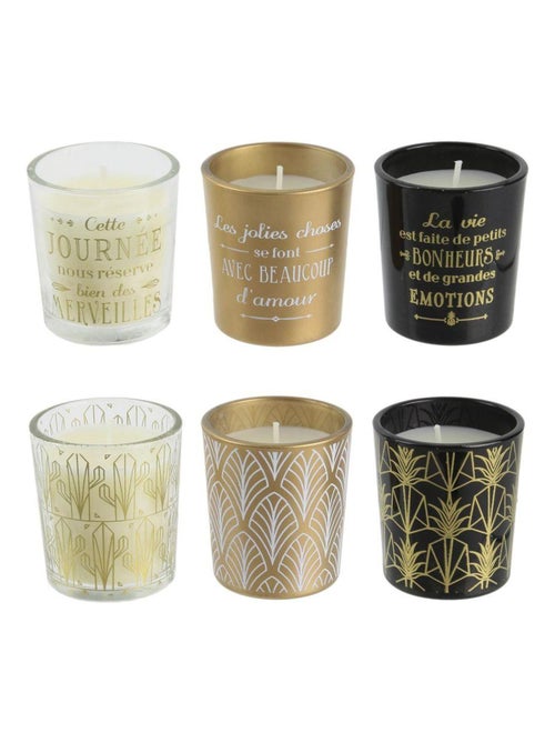 Coffret cadeau 6 bougies parfumées What a Wonderful Life - Kiabi