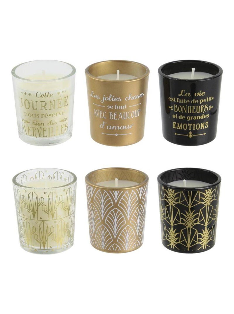 Coffret cadeau 6 bougies parfumées What a Wonderful Life Multicolore - Kiabi