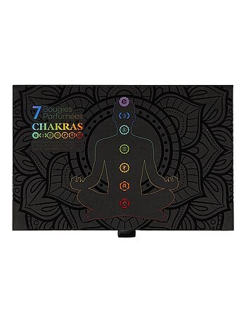 Coffret cadeau 7 bougies parfumées Chakra