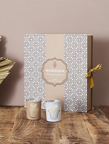 Coffret cadeau 7 bougies parfumées Senteurs d'Orient