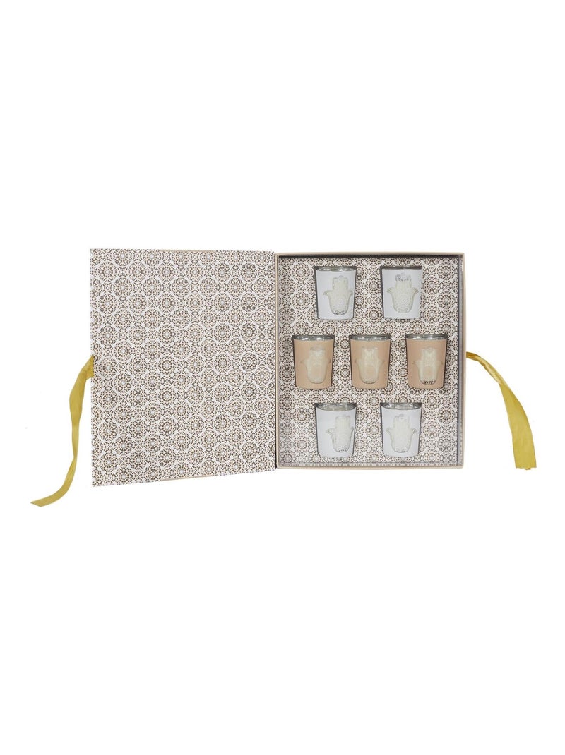 Coffret cadeau 7 bougies parfumées Senteurs d'Orient Multicolore - Kiabi