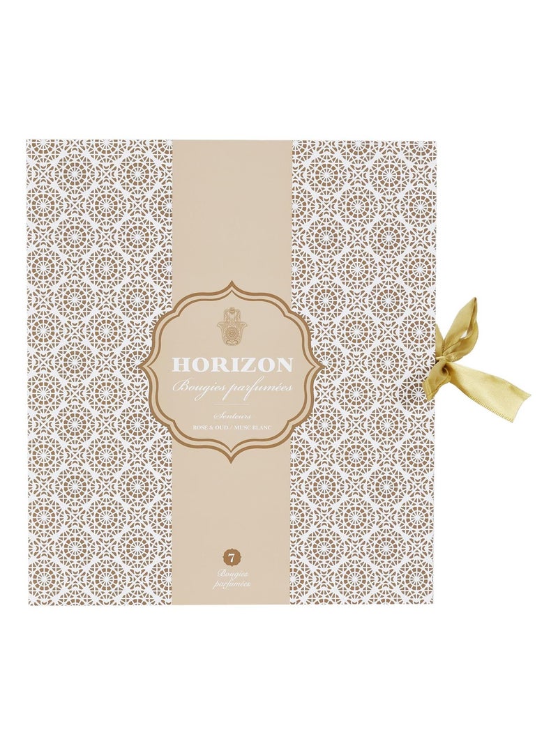 Coffret cadeau 7 bougies parfumées Senteurs d'Orient Multicolore - Kiabi