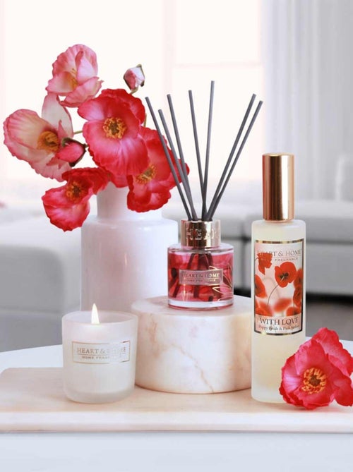 Coffret cadeau amour - bougie, parfum et diffuseur - Kiabi