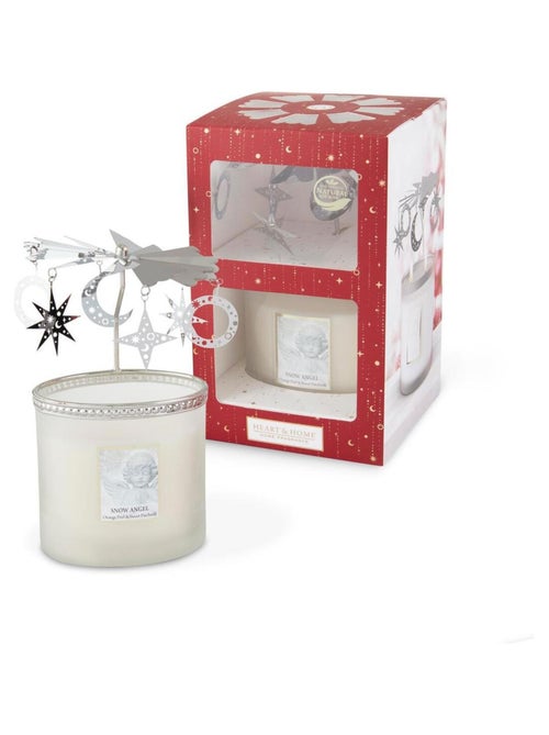 Coffret cadeau Bougie Ange d'hiver avec son Carrousel - Kiabi