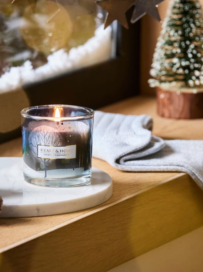 Coffret cadeau bougie Nuit Étoilée et paire de chaussettes Gris - Kiabi