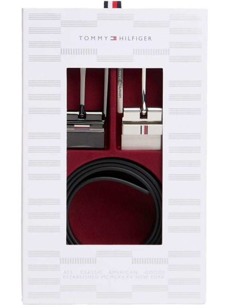 Coffret cadeau ceinture réversible Homme Tommy Hilfiger Noir - Kiabi