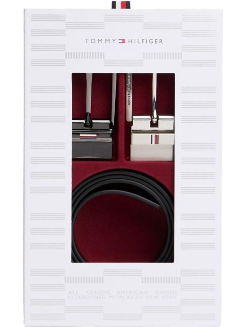 Coffret cadeau ceinture réversible Homme Tommy Hilfiger Noir - Kiabi