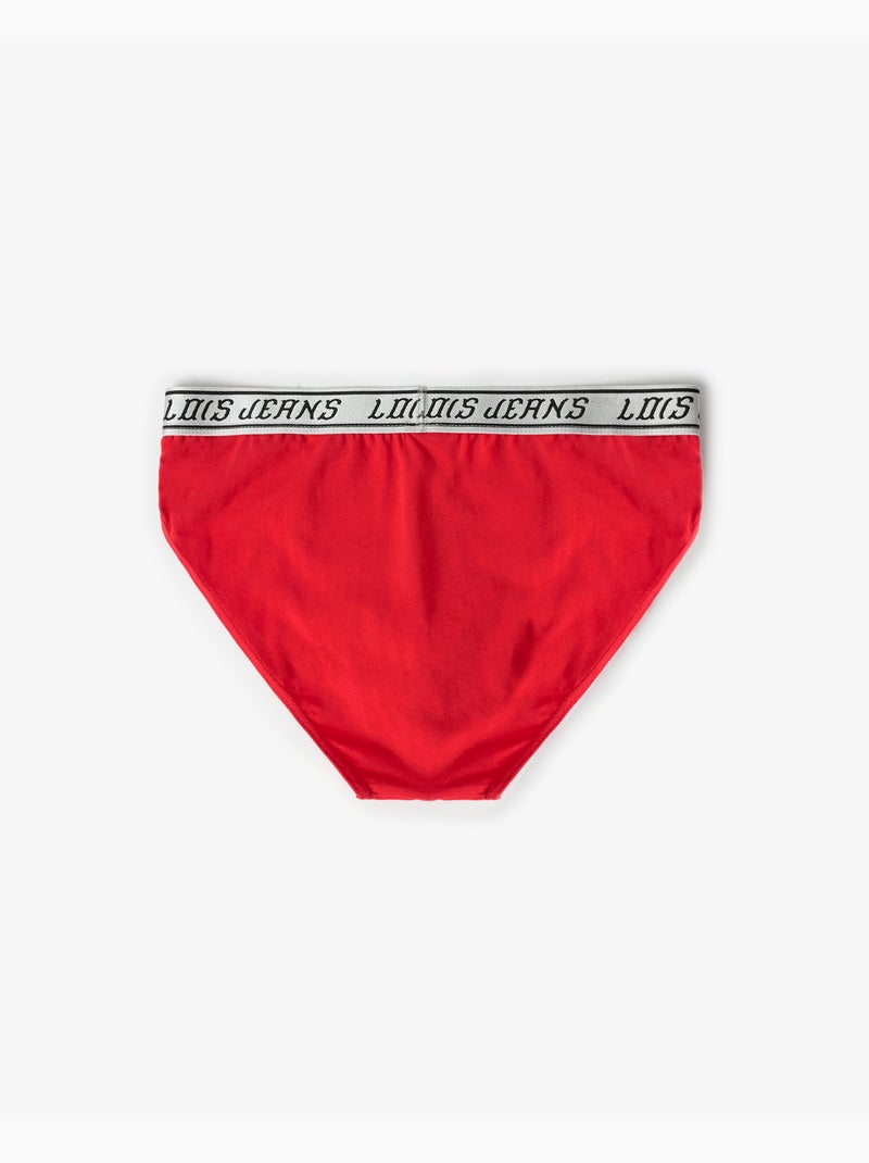 Coffret cadeau de sous-vêtements/slips pour homme LOIS avec flasque Rouge - Kiabi