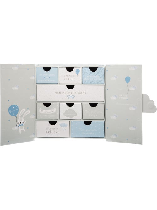 Coffret cadeau naissance 9 tiroirs ROYAUME DES SOUVENIRS - Kiabi
