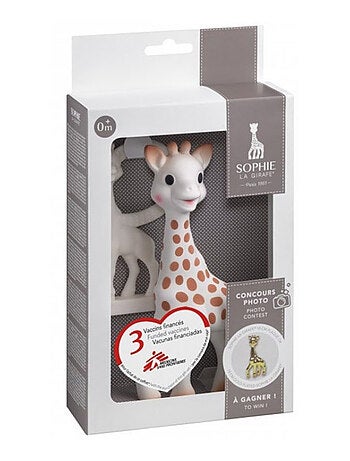 Coffret cadeau Sophie la girafe award avec Médecins Sans Frontières
