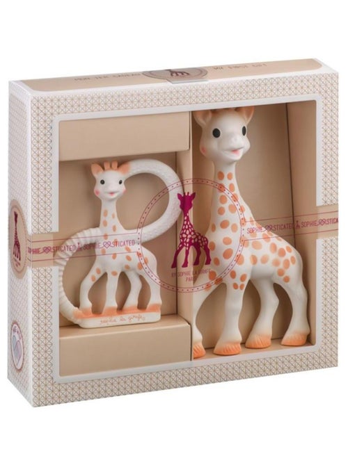 Coffret cadeau Sophiesticated hochet + jouet de dentition - Kiabi