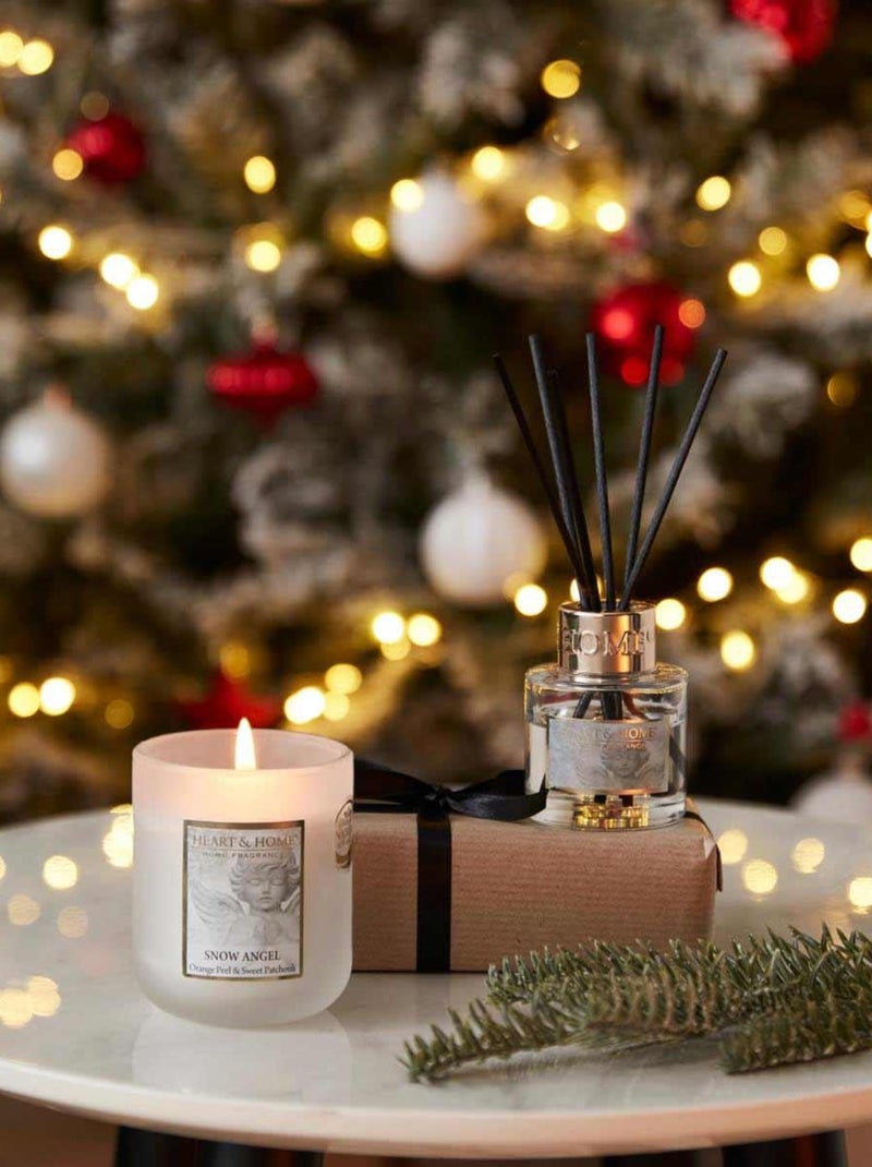 Coffret cadeau une bougie et un diffuseur à bâtons Blanc - Kiabi