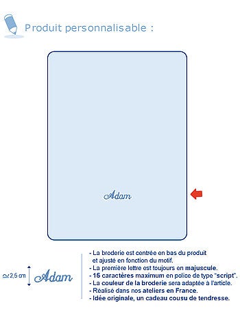 COFFRET CAPE DE BAIN AVEC GANT DARLINE EPONGE