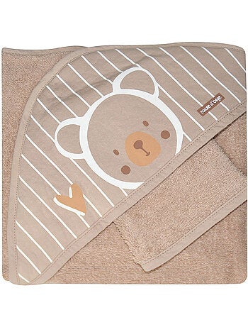 Coffret Cape de bain + gant