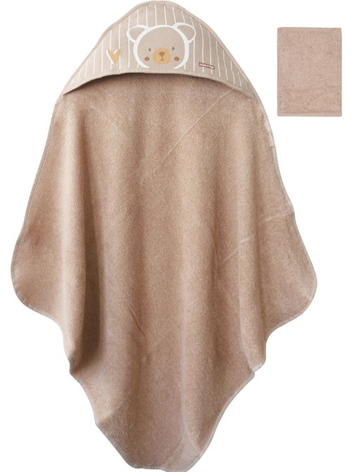Coffret Cape de bain + gant - Kiabi