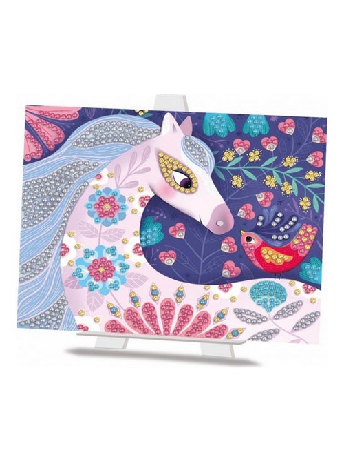 Coffret cartes a creer - Chevaux dediamants - Kiabi