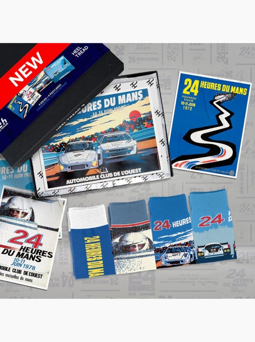 Coffret Chaussettes 24H Le Mans, Les Affiches Iconiques - Kiabi