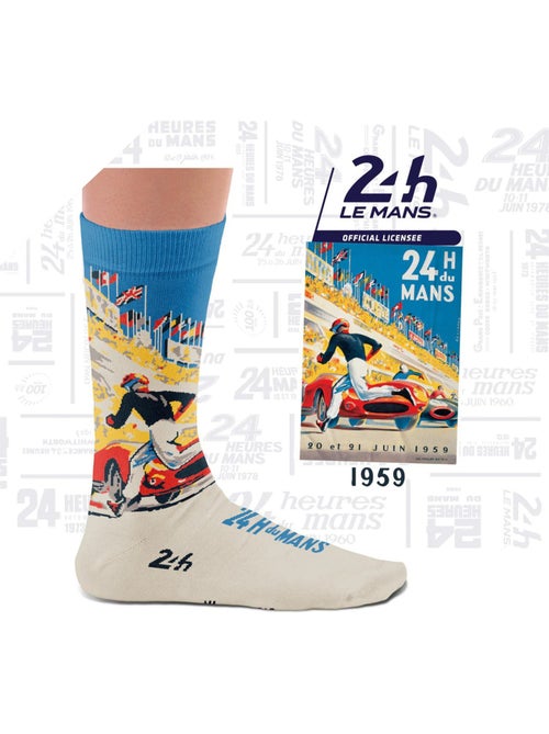 Coffret Chaussettes 24H Le Mans, Les Affiches Mythiques - Kiabi