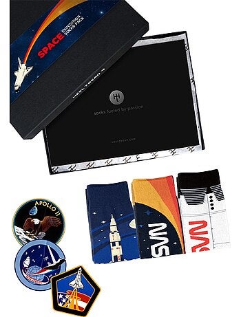 Coffret Chaussettes Expéditions Spatiales de la NASA
